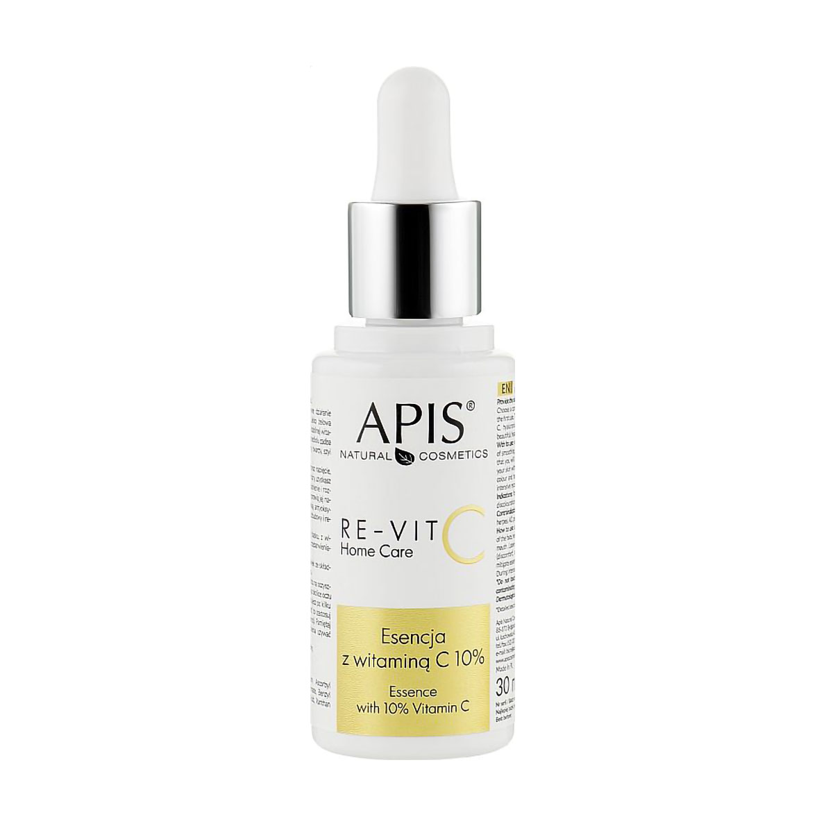 Есенція для обличчя Apis Natural Cosmetics Re-Vit C Home Care з вітаміном С 10%, 30 мл